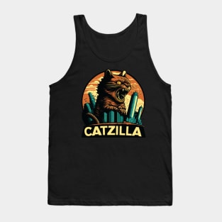 Kaiju Cat Monster - Catzilla Tank Top